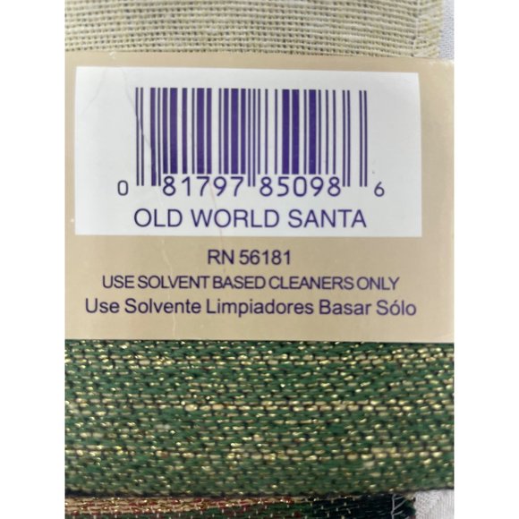 Old World Santa 13”x18” Tapestry Christmas Stocking Panel - Picture 7 of 7